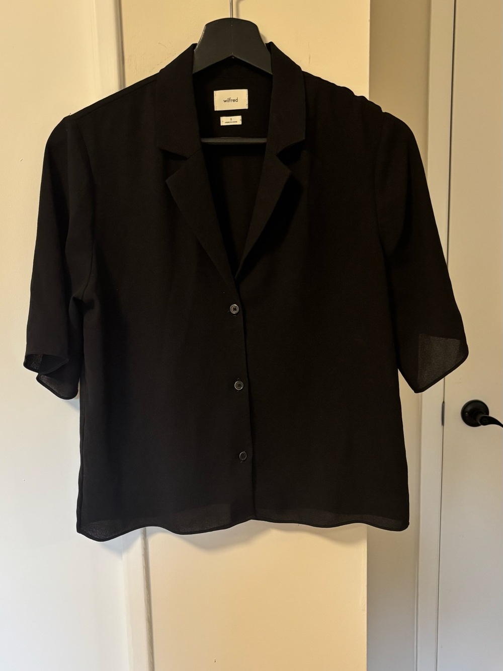 Aritzia Wilfred Beso Blouse Size S